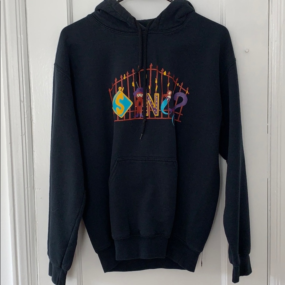 Black hoodie